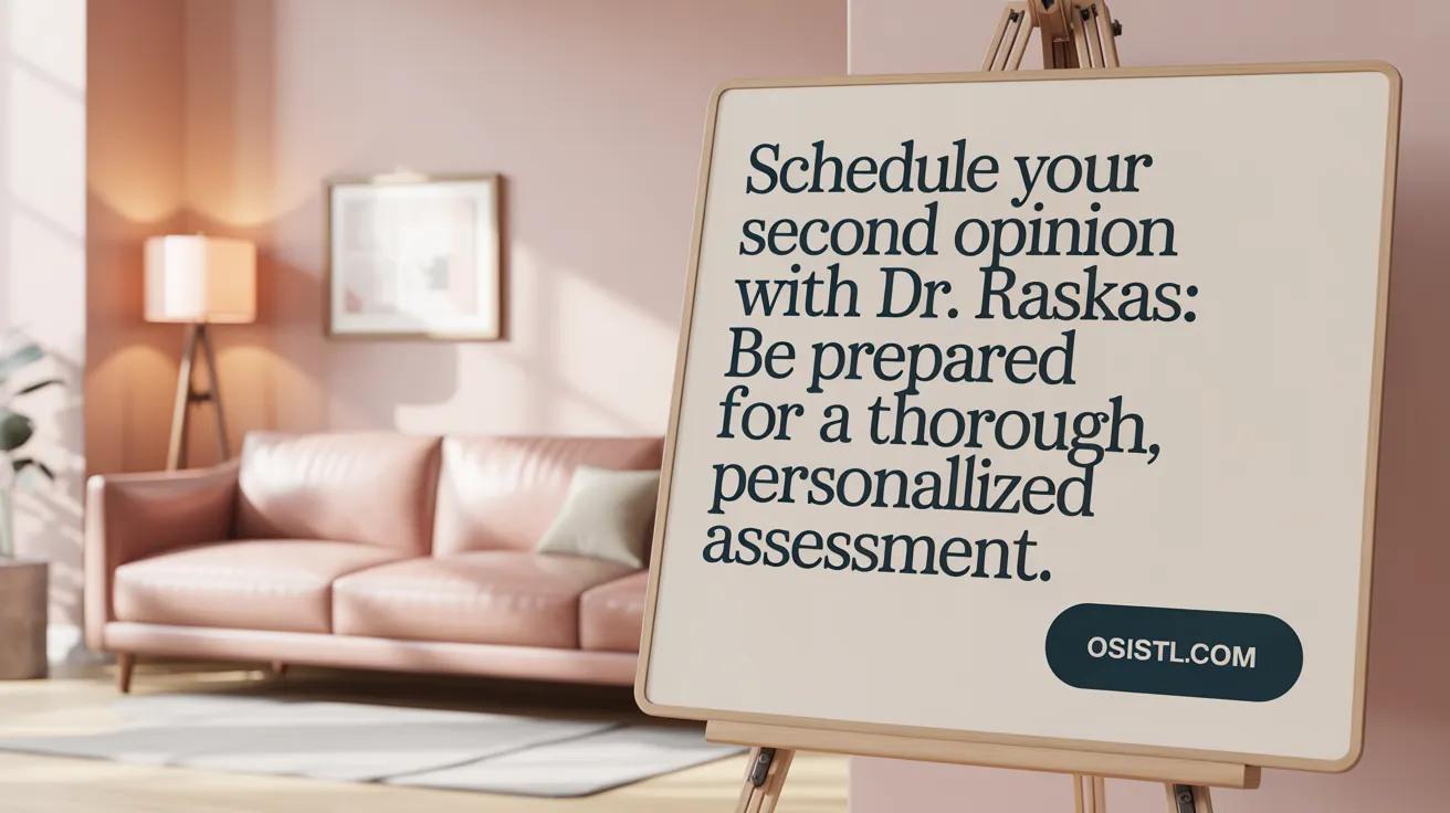 Schedule Your Second Opinion with Dr. Raskas: Be Prepared for a thorough, personalized assessment.