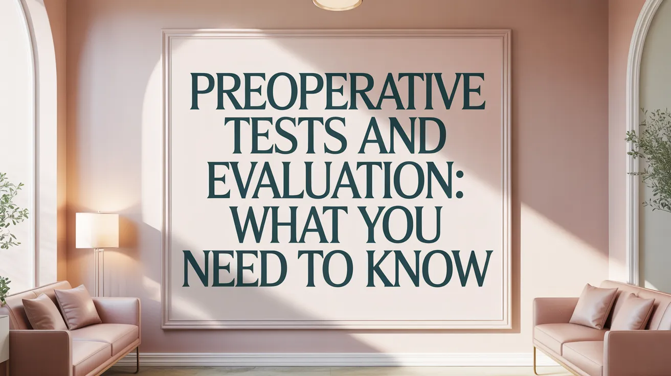 Preoperative Tests and Evaluation: What You Need to Know