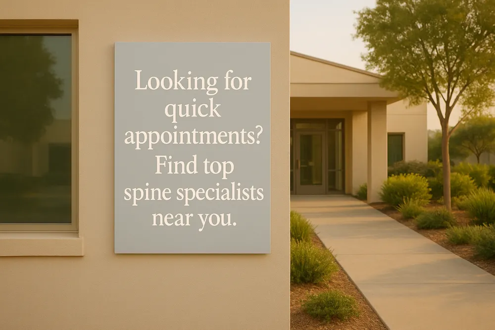 Looking for quick appointments? Find top spine specialists near you.