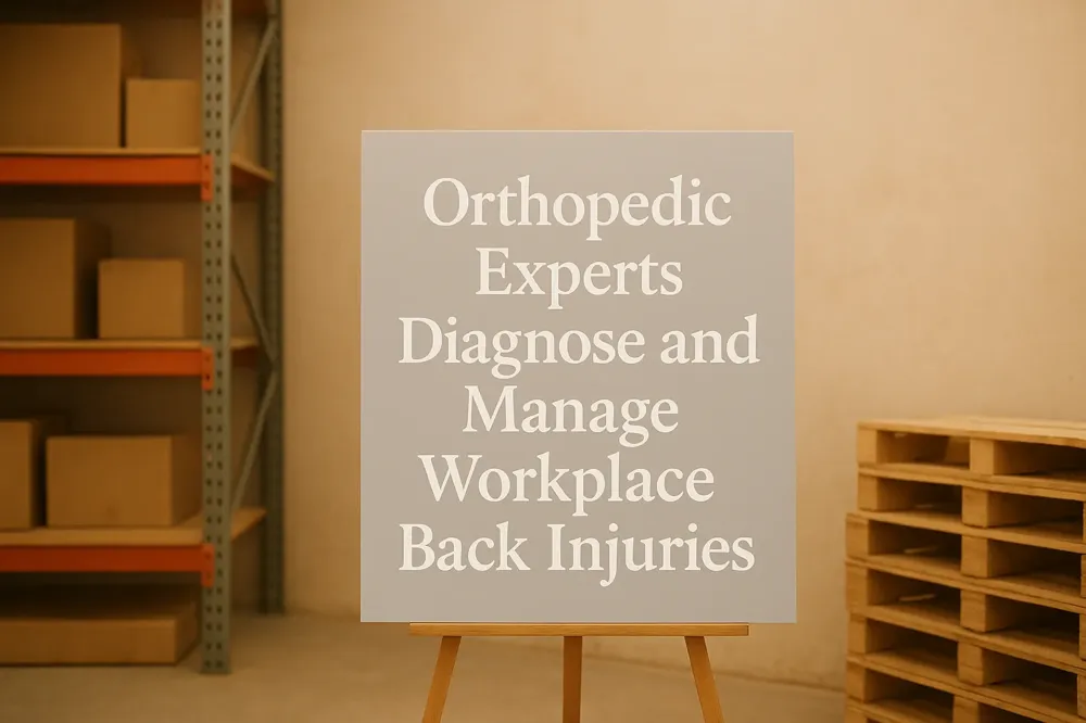 Orthopedic Experts Diagnose and Manage Workplace Back Injuries