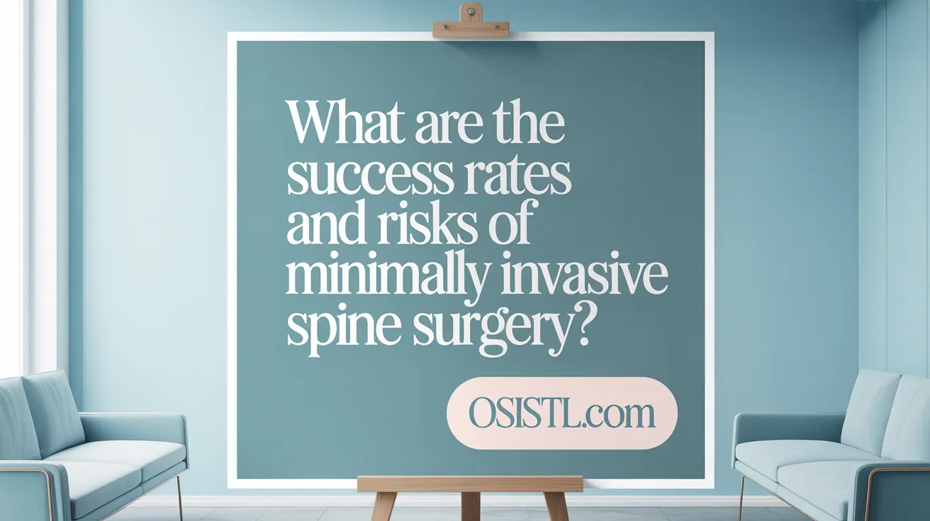 What Are the Success Rates and Risks of Minimally Invasive Spine Surgery?