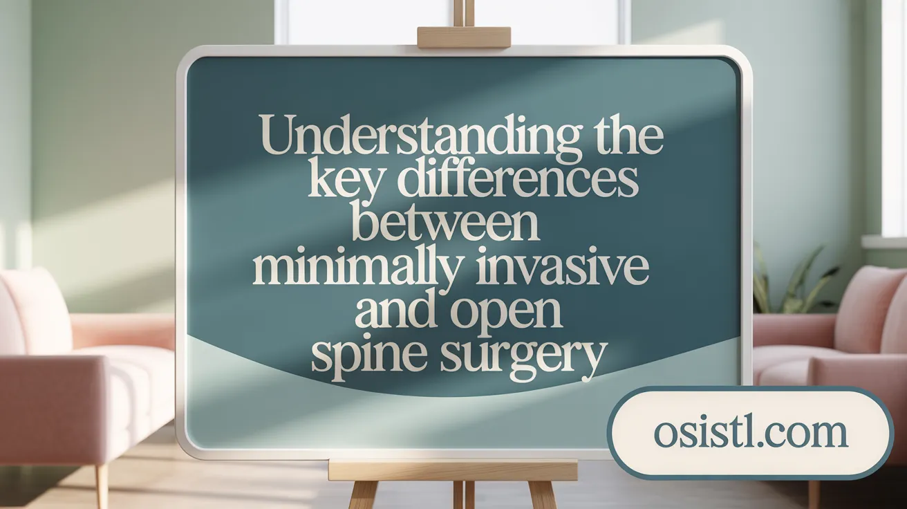 Understanding the Key Differences Between Minimally Invasive and Open Spine Surgery