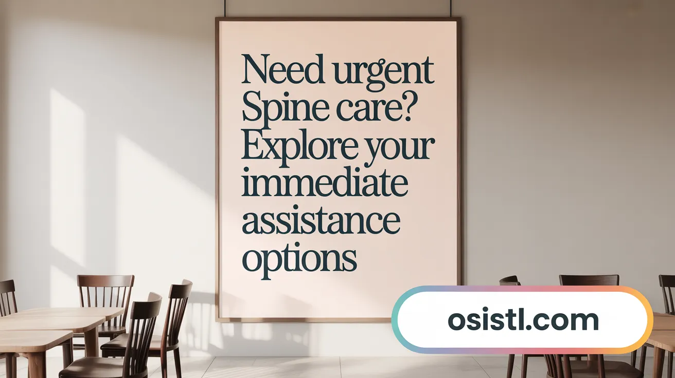 Need Urgent Spine Care? Explore Your Immediate Assistance Options