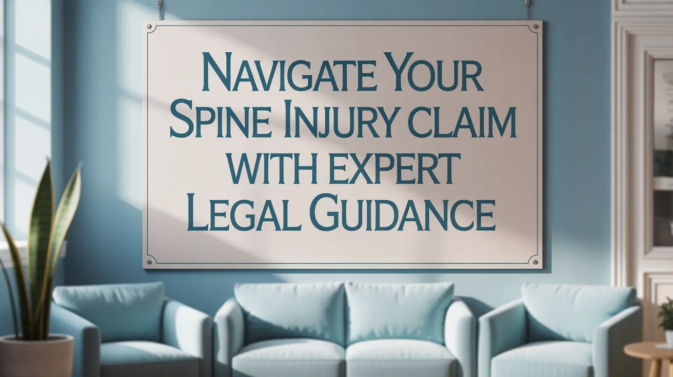 Navigate Your Spine Injury Claim with Expert Legal Guidance