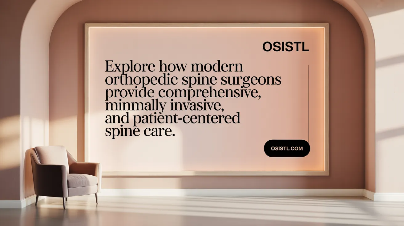 Explore how modern orthopedic spine surgeons provide comprehensive, minimally invasive, and patient-centered spine care.