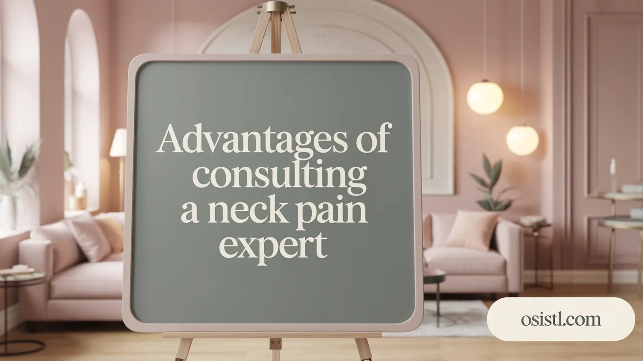 Advantages of Consulting a Neck Pain Expert