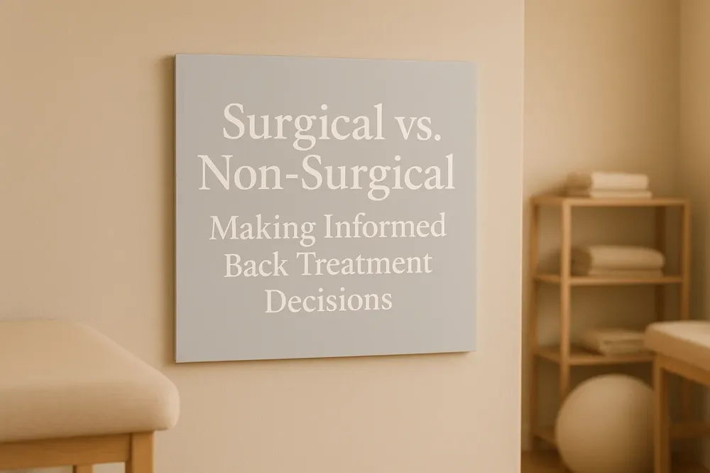 Surgical vs. Non-Surgical: Making Informed Back Treatment Decisions