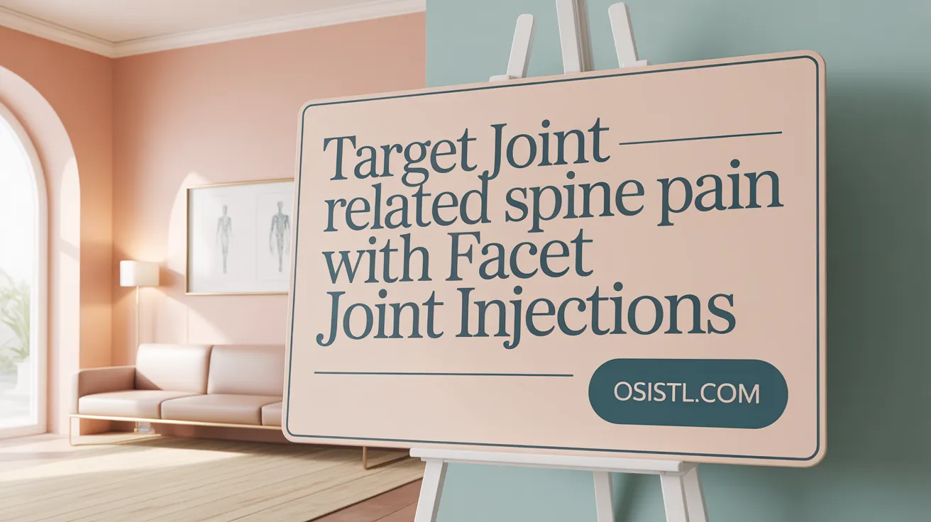 Target Joint-Related Spine Pain with Facet Joint Injections