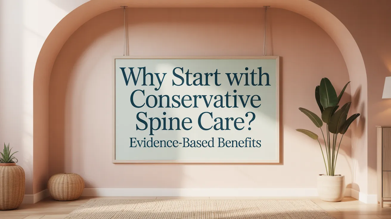 Why Start with Conservative Spine Care? Evidence-Based Benefits