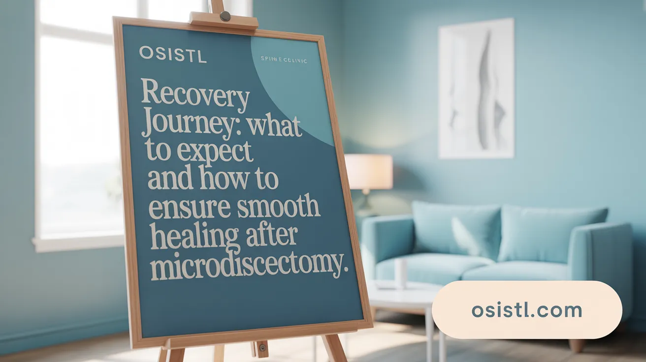 Recovery journey: What to expect and how to ensure smooth healing after microdiscectomy.