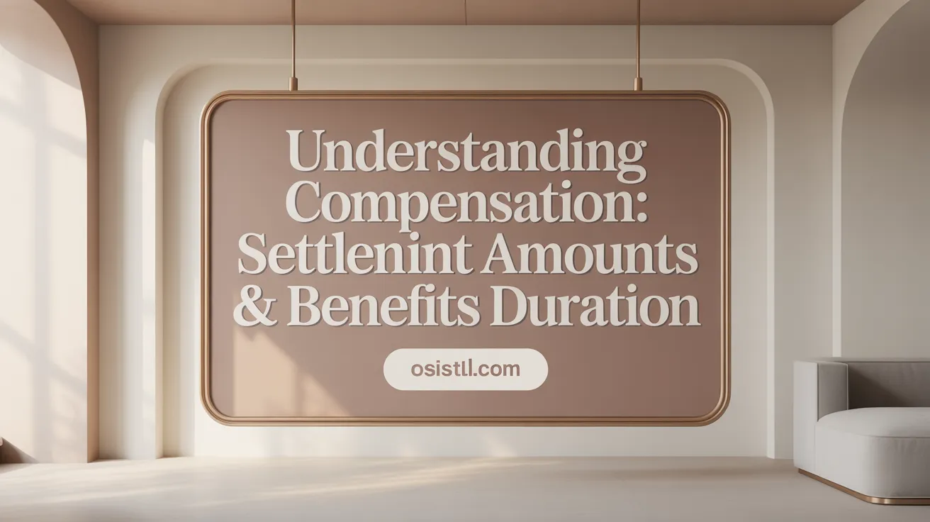 Understanding Compensation: Settlement Amounts & Benefits Duration