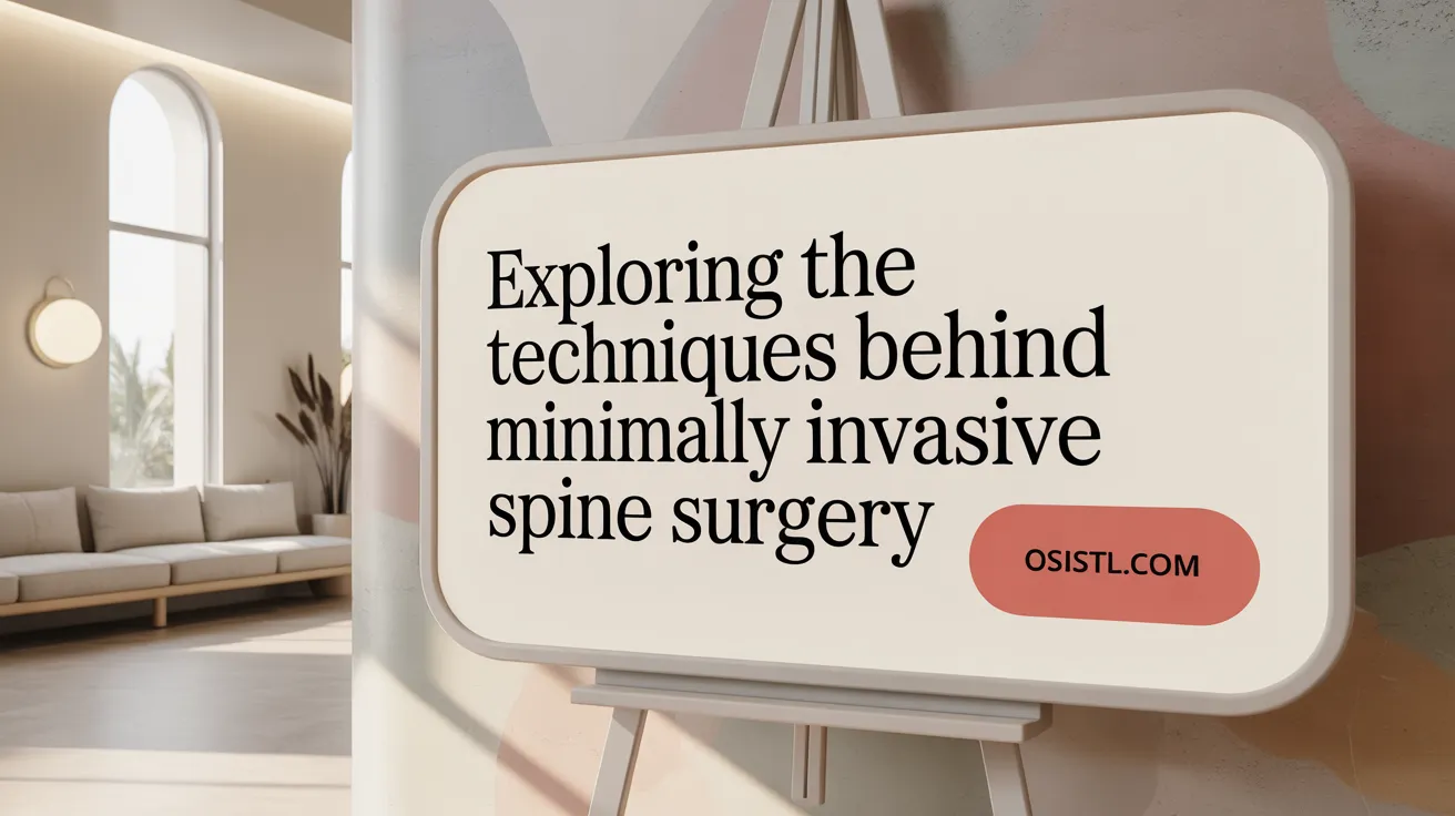Exploring the Techniques Behind Minimally Invasive Spine Surgery