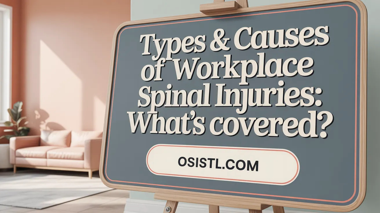 Types & Causes of Workplace Spinal Injuries: What’s Covered?
