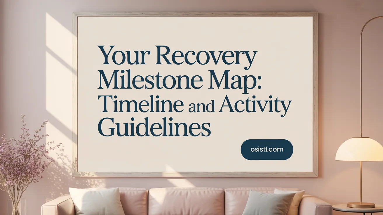 Your Recovery Milestone Map: Timeline and Activity Guidelines