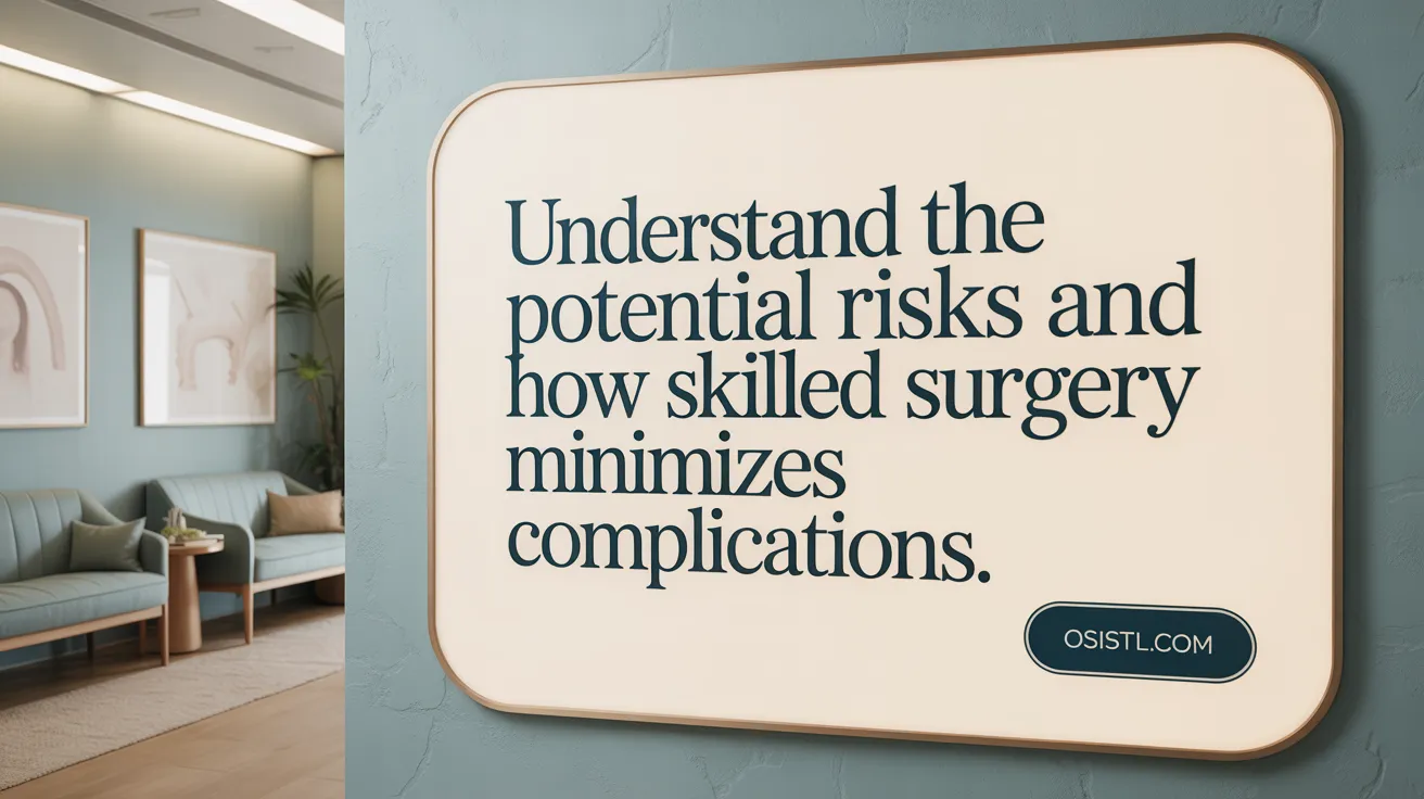Understand the potential risks and how skilled surgery minimizes complications.