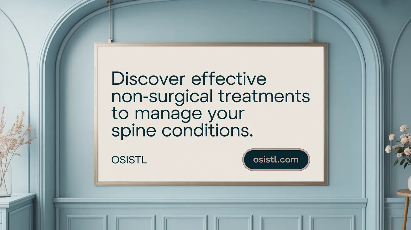 Discover effective non-surgical treatments to manage your spine conditions.