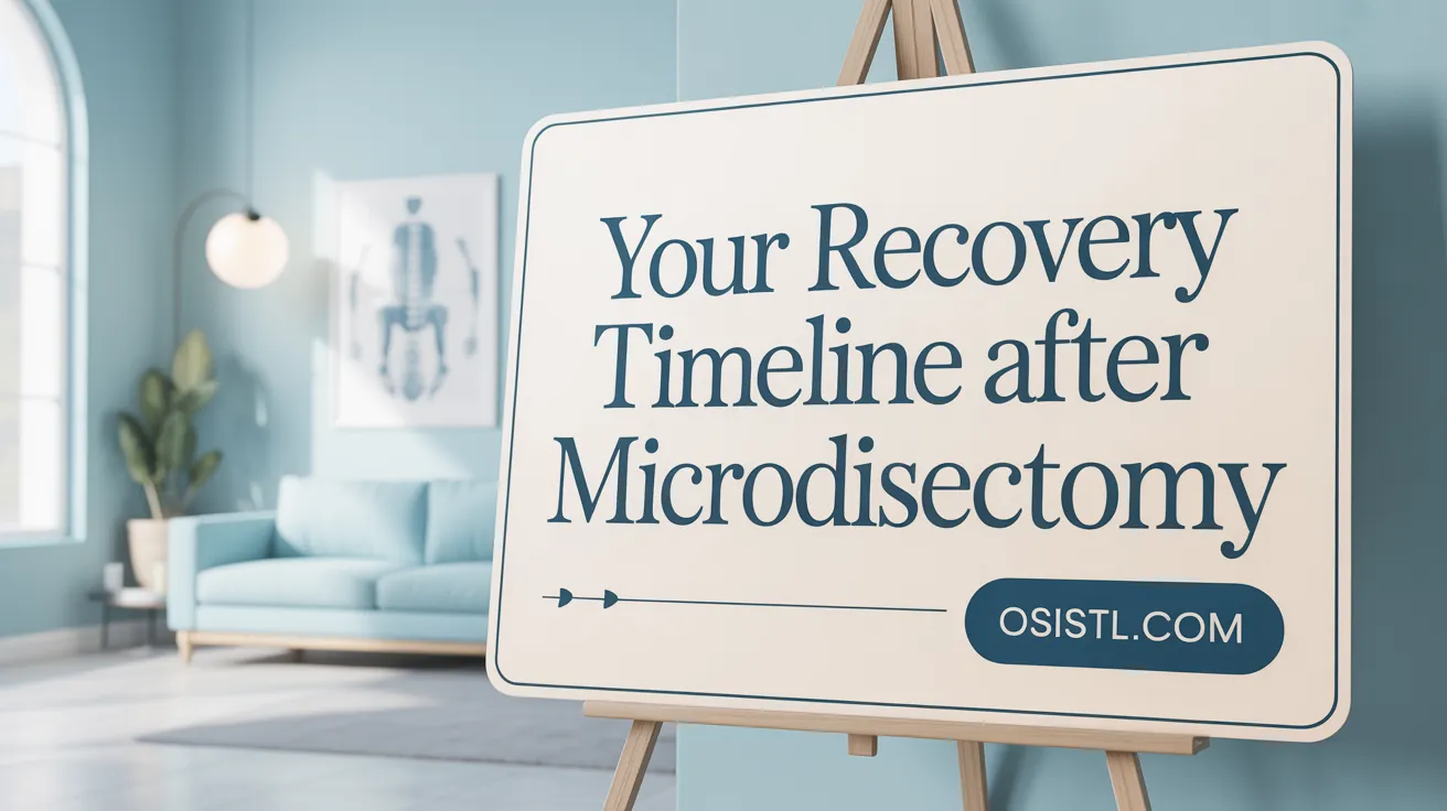 Your Recovery Timeline After Microdiscectomy