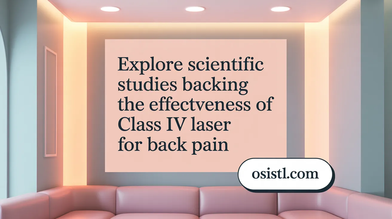 Explore Scientific Studies Backing the Effectiveness of Class IV Laser for Back Pain