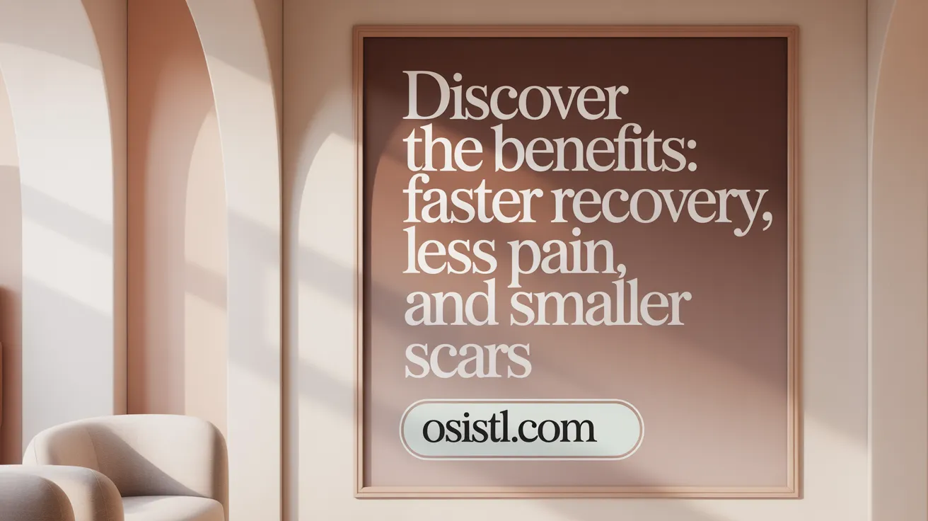 Discover the Benefits: Faster Recovery, Less Pain, and Smaller Scars