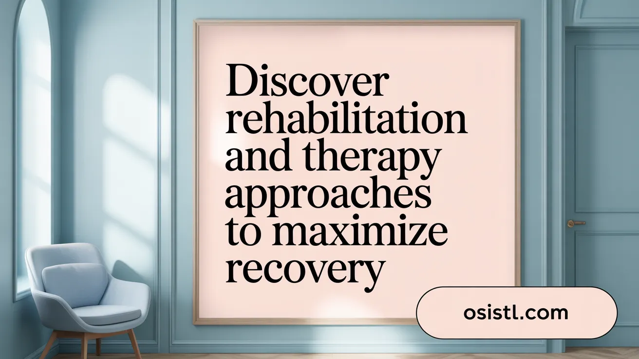 Discover Rehabilitation and Therapy Approaches to Maximize Recovery