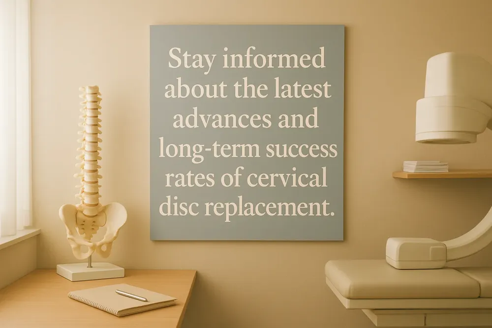 Stay informed about the latest advances and long-term success rates of cervical disc replacement.