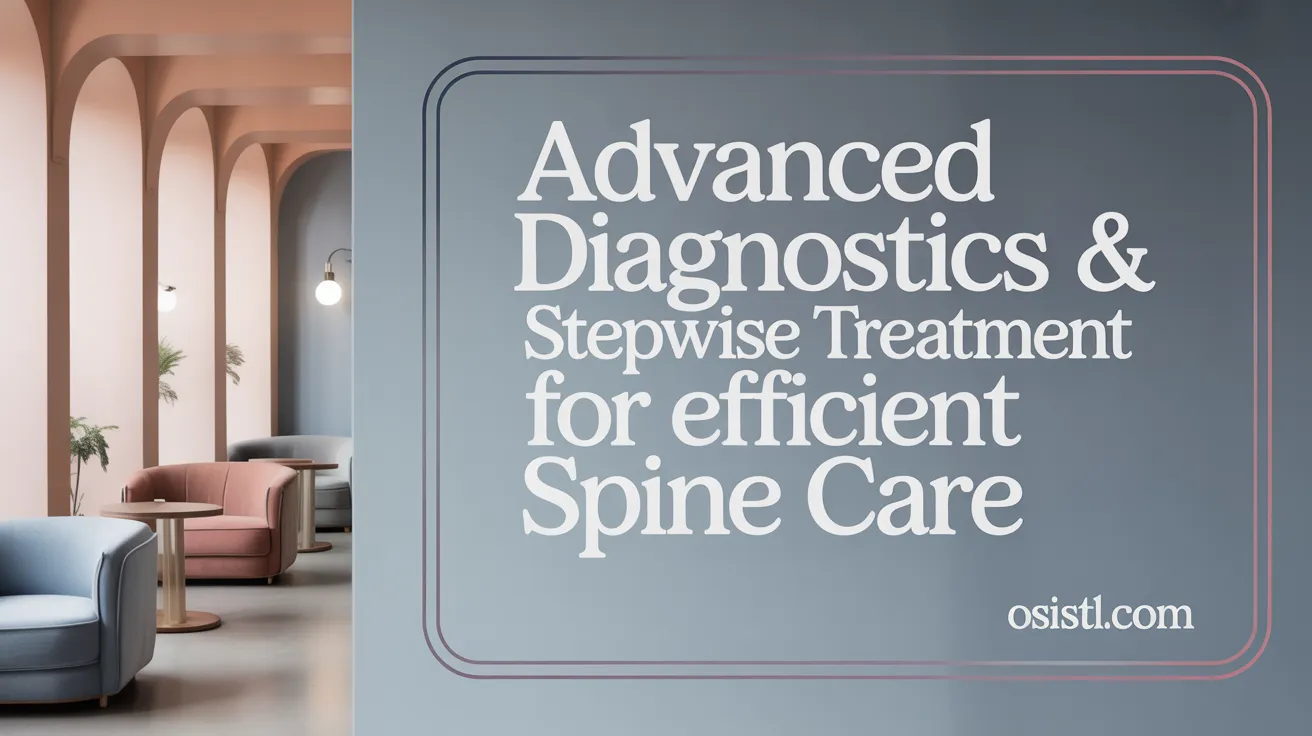 Advanced Diagnostics & Stepwise Treatment for Efficient Spine Care
