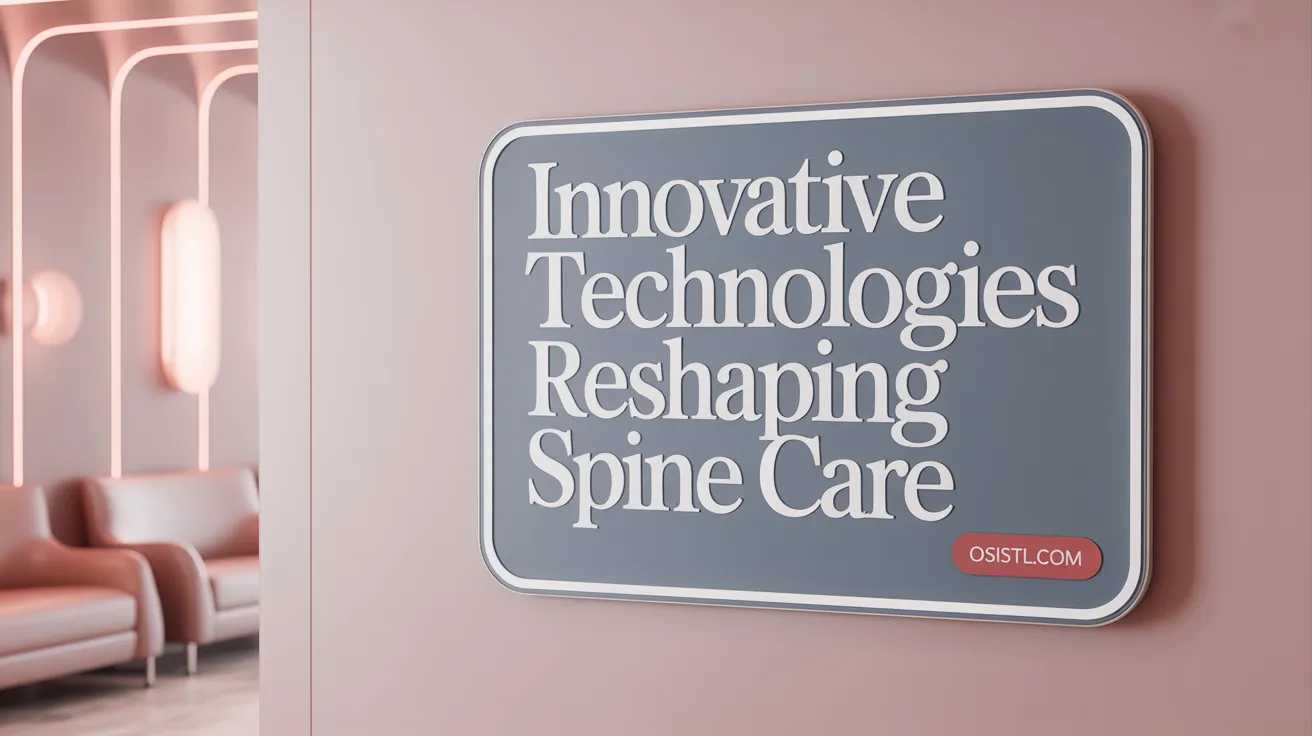 Innovative Technologies Reshaping Spine Care