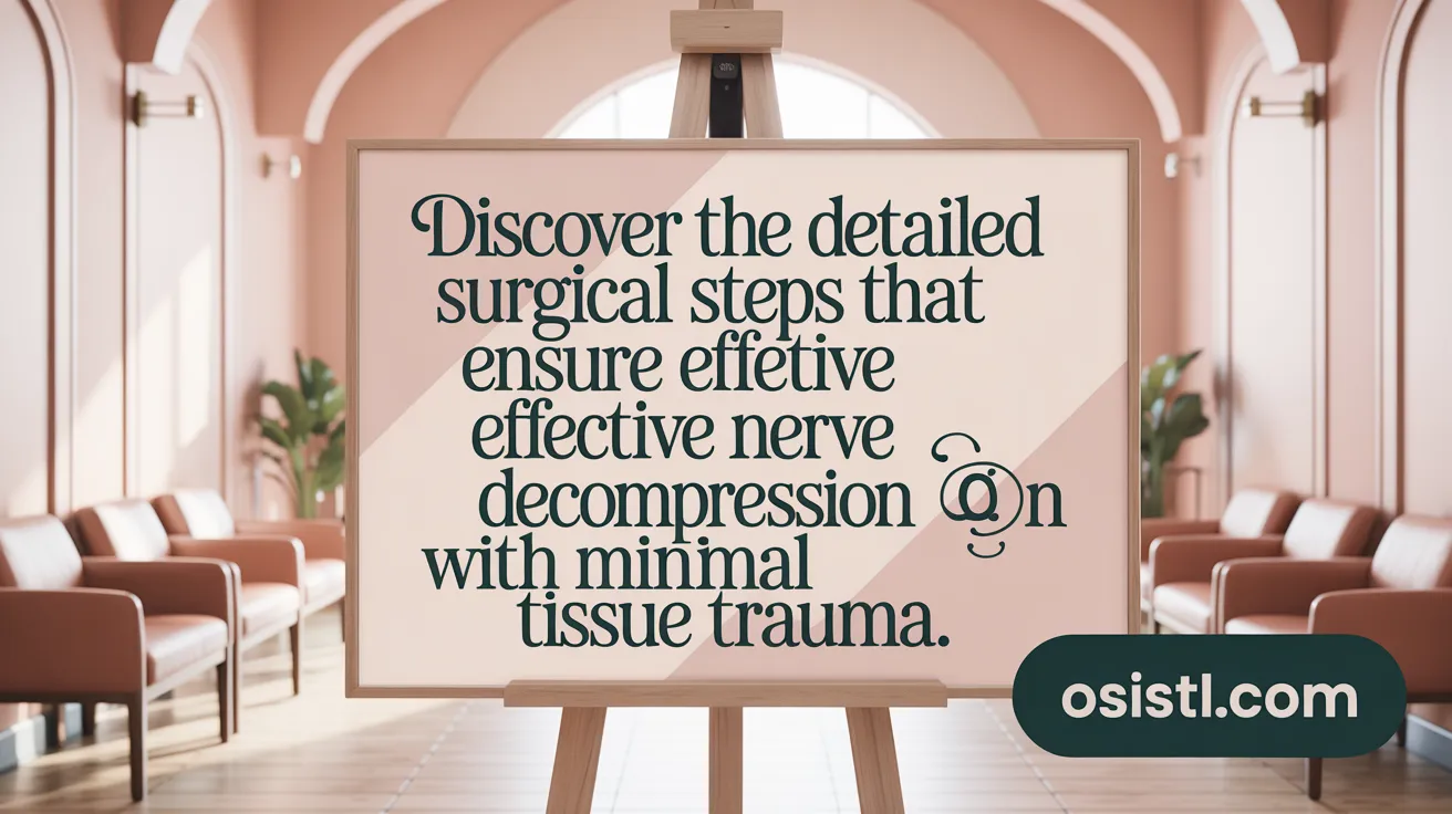 Discover the detailed surgical steps that ensure effective nerve decompression with minimal tissue trauma.