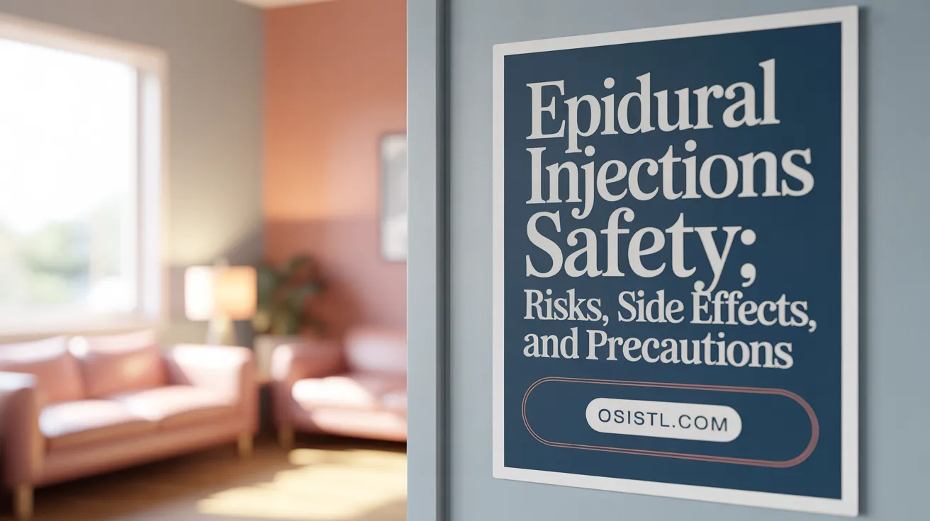 Epidural Injections Safety: Risks, Side Effects, and Precautions