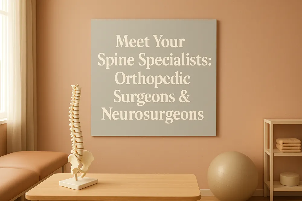 Meet Your Spine Specialists: Orthopedic Surgeons & Neurosurgeons