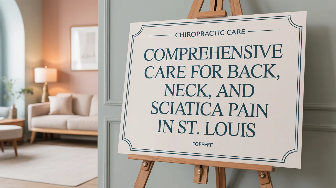 Comprehensive Care for Back, Neck, and Sciatica Pain in St. Louis