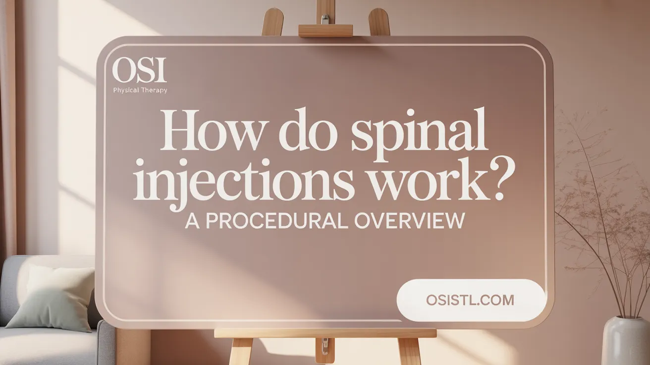 How Do Spinal Injections Work? A Procedural Overview
