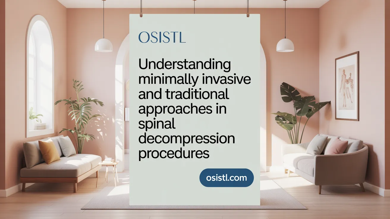 Understanding minimally invasive and traditional approaches in spinal decompression procedures