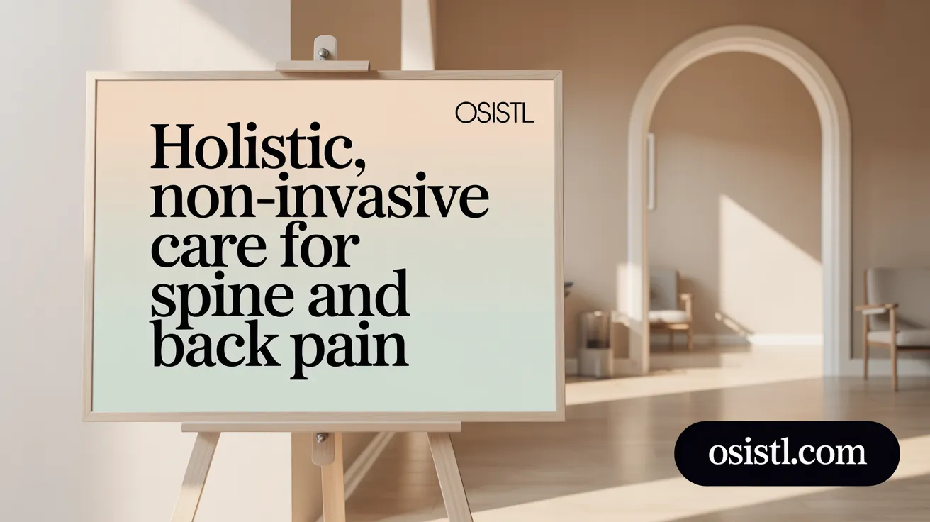 Holistic, Non-Invasive Care for Spine and Back Pain