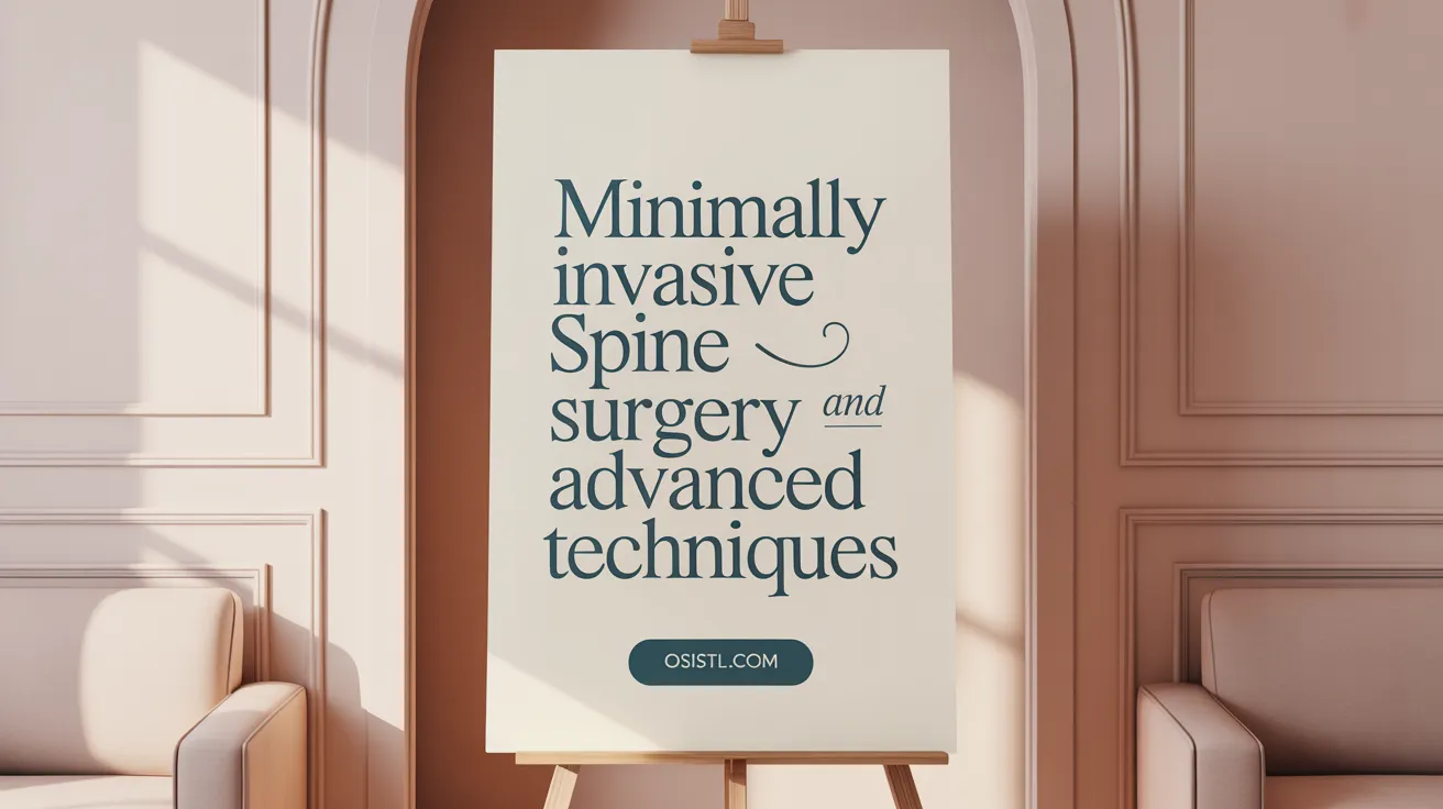 Minimally Invasive Spine Surgery and Advanced Techniques