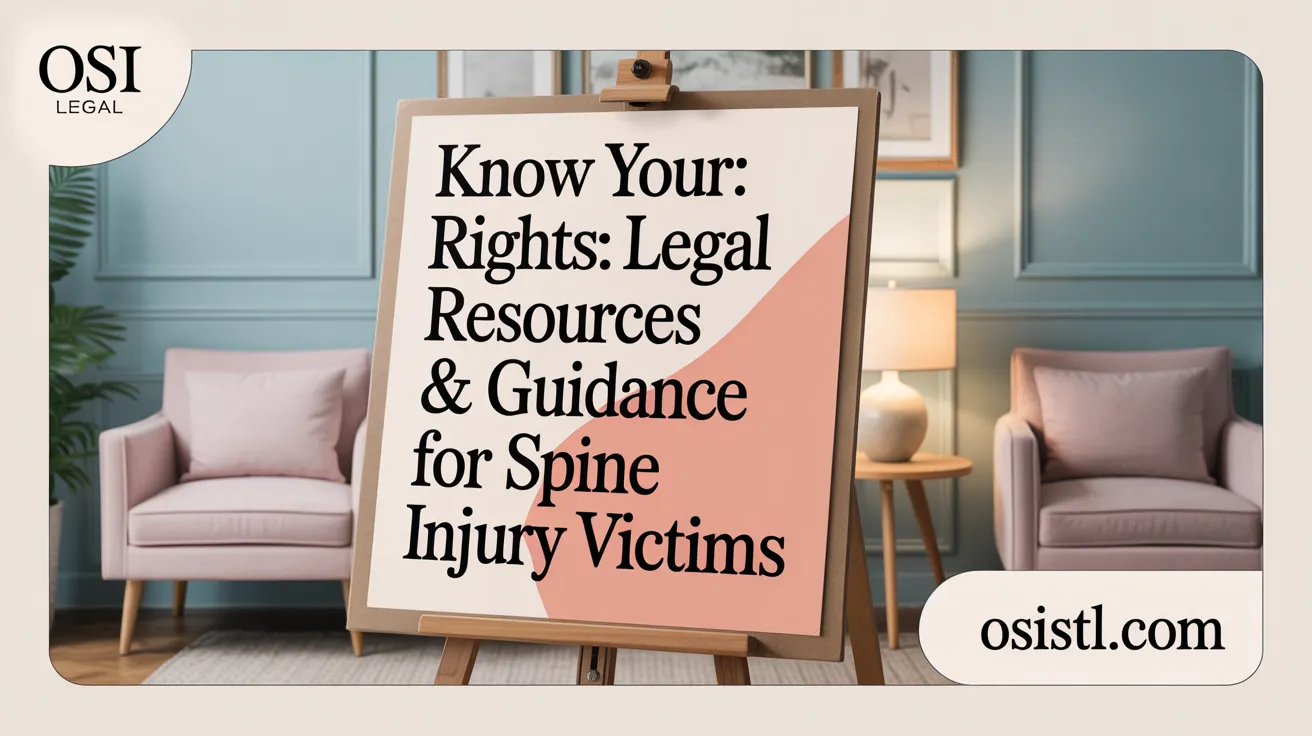 Know Your Rights: Legal Resources & Guidance for Spine Injury Victims