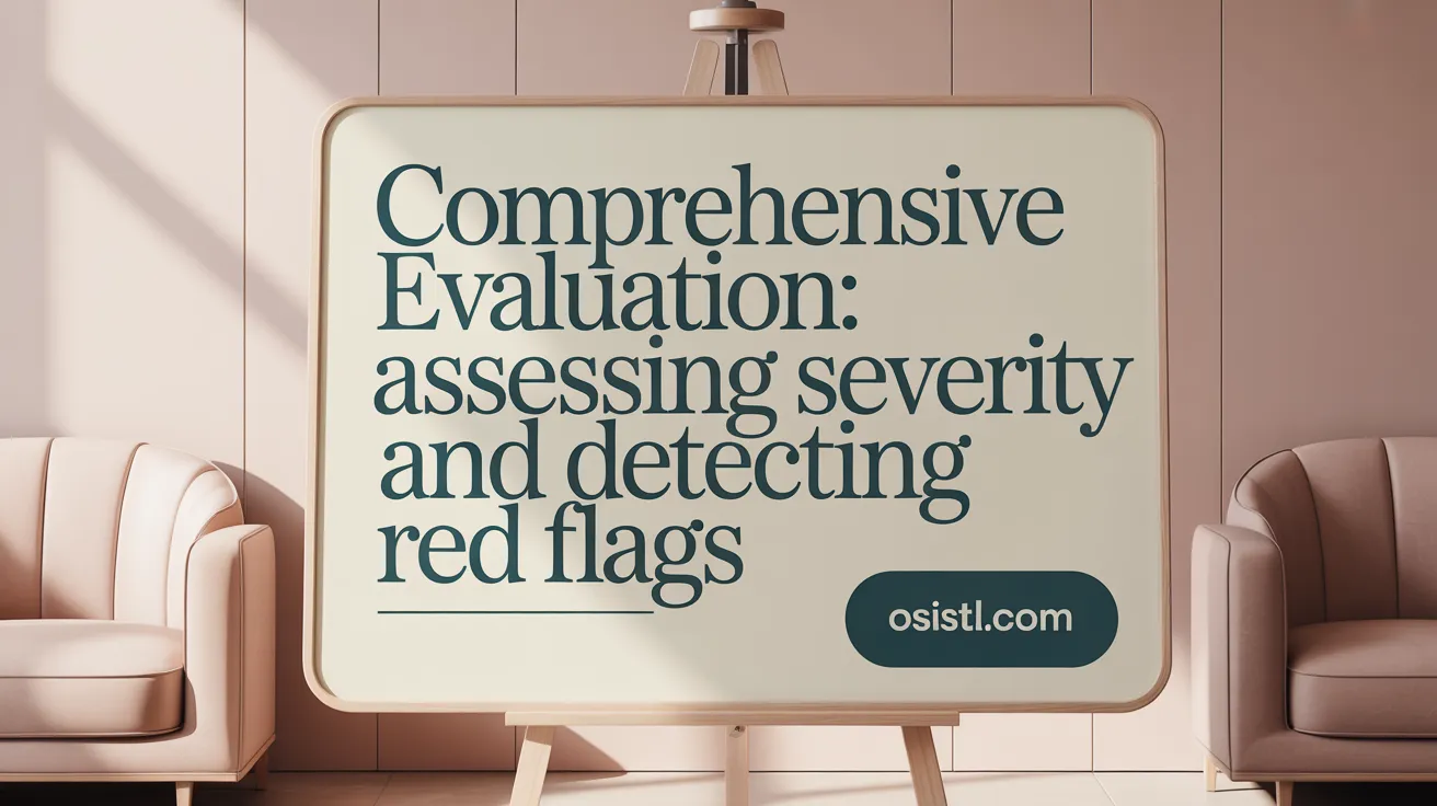 Comprehensive Evaluation: Assessing Severity and Detecting Red Flags