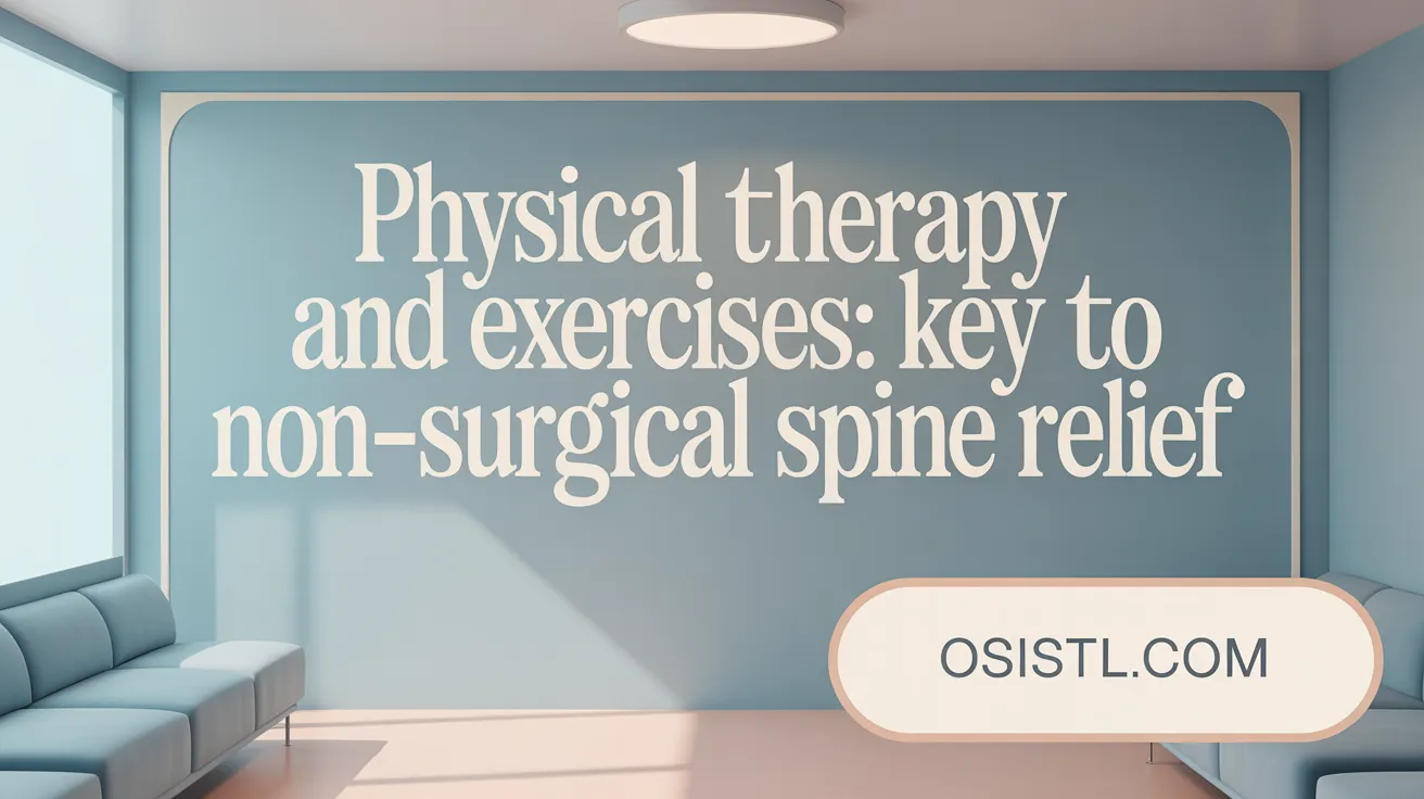 Physical Therapy and Exercises: Key to Non-Surgical Spine Relief