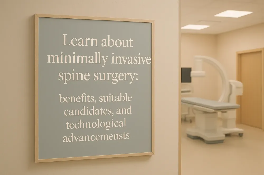 Learn about minimally invasive spine surgery: benefits, suitable candidates, and technological advancements.