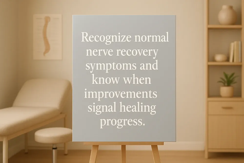 Recognize normal nerve recovery symptoms and know when improvements signal healing progress.