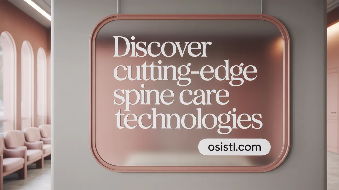 Discover Cutting-Edge Spine Care Technologies