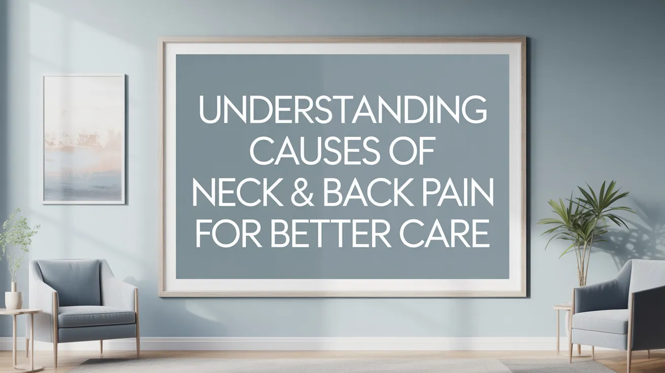 Understanding Causes of Neck & Back Pain for Better Care
