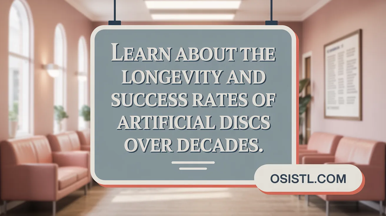 Learn about the longevity and success rates of artificial discs over decades.