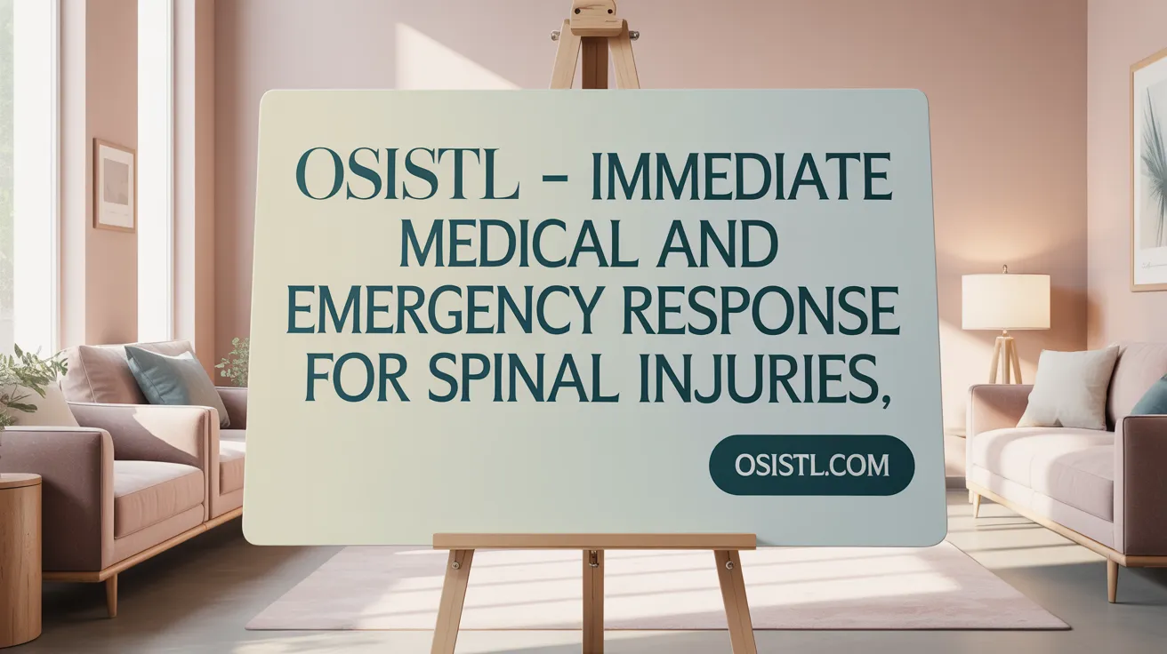 Act Fast: Immediate Medical and Emergency Response for Spinal Injuries
