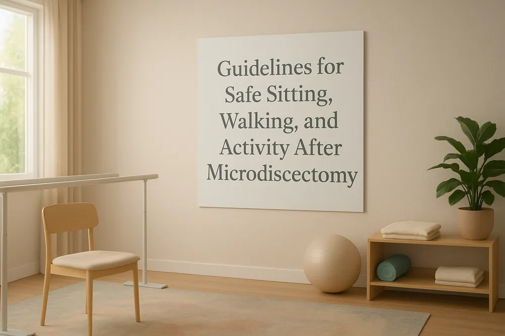 Guidelines for Safe Sitting, Walking, and Activity After Microdiscectomy