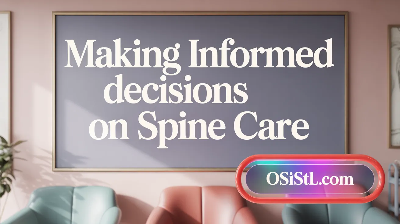 Making Informed Decisions on Spine Care