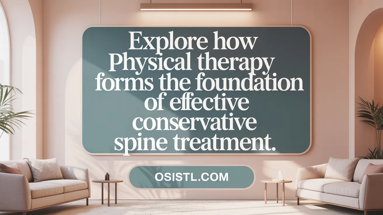 Explore how physical therapy forms the foundation of effective conservative spine treatment