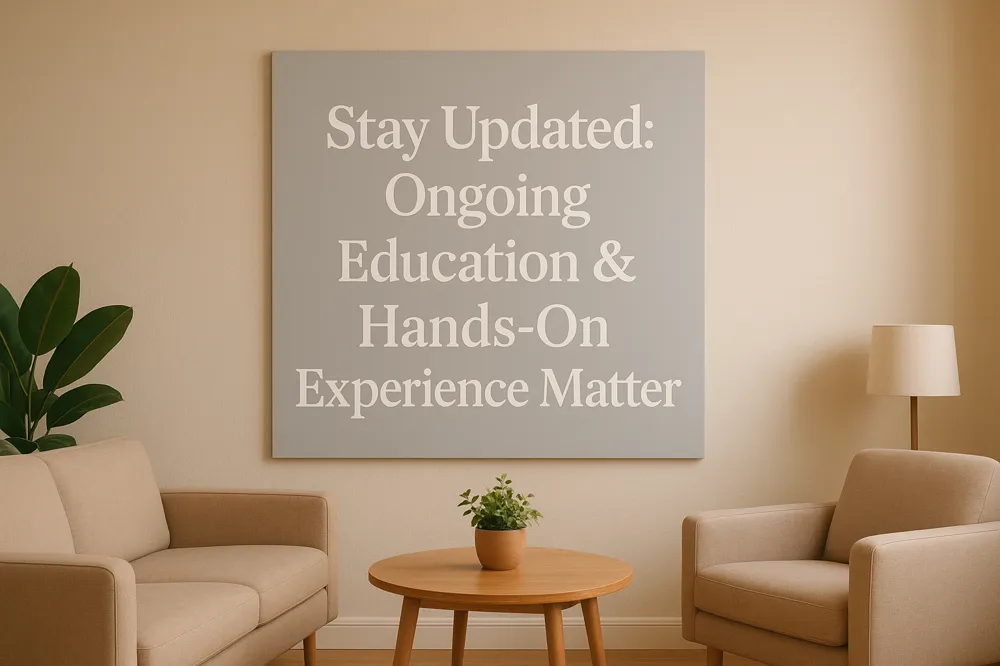 Stay Updated: Ongoing Education & Hands-On Experience Matter