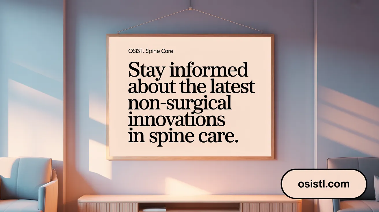 Stay informed about the latest non-surgical innovations in spine care.
