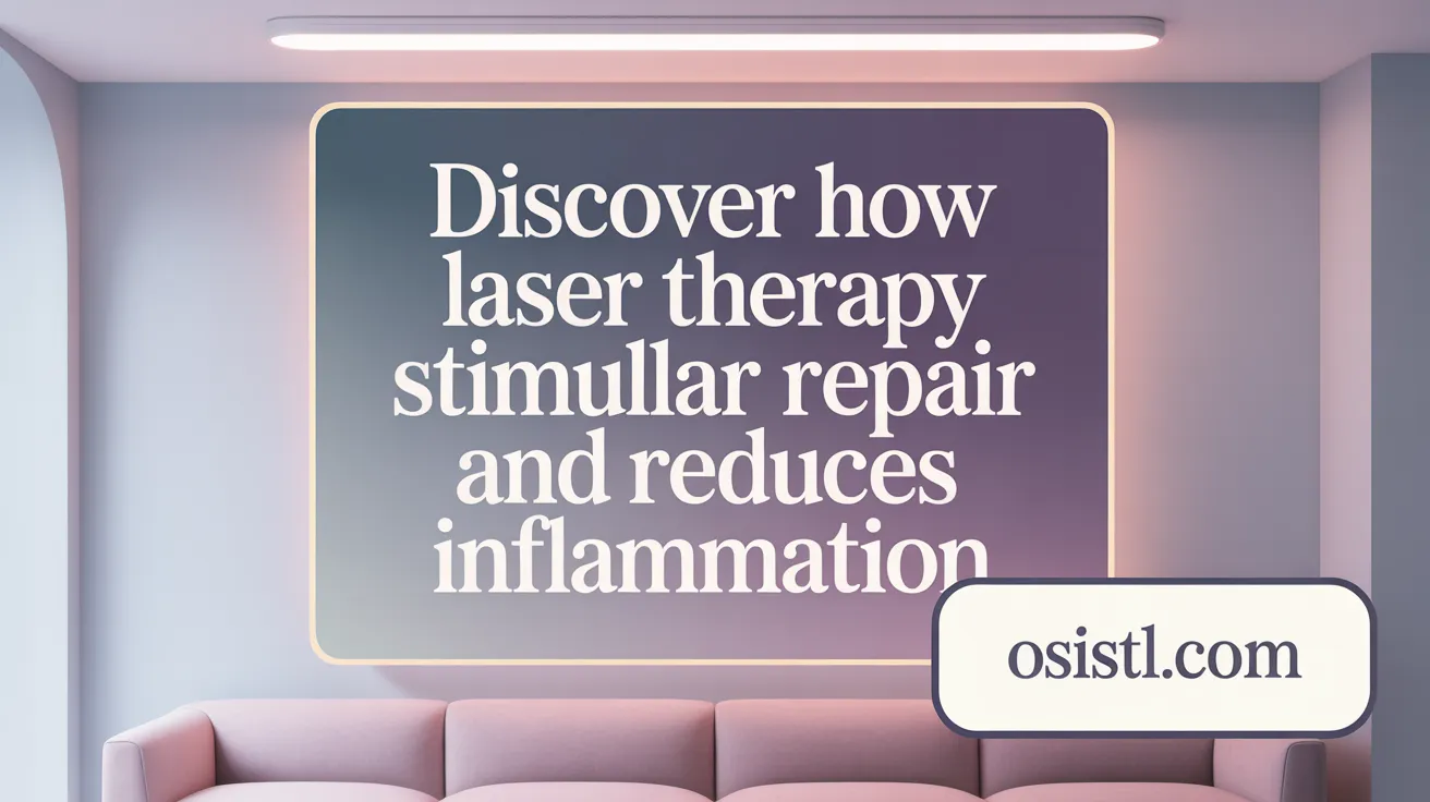 Discover How Laser Therapy Stimulates Cellular Repair and Reduces Inflammation